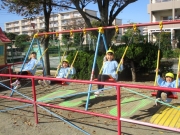 戸外遊びが気持ちいい陽気🎶